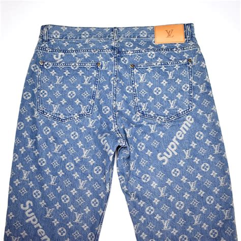 pantaloni supreme louis vuitton prezzo|supreme x Louis Vuitton denim.